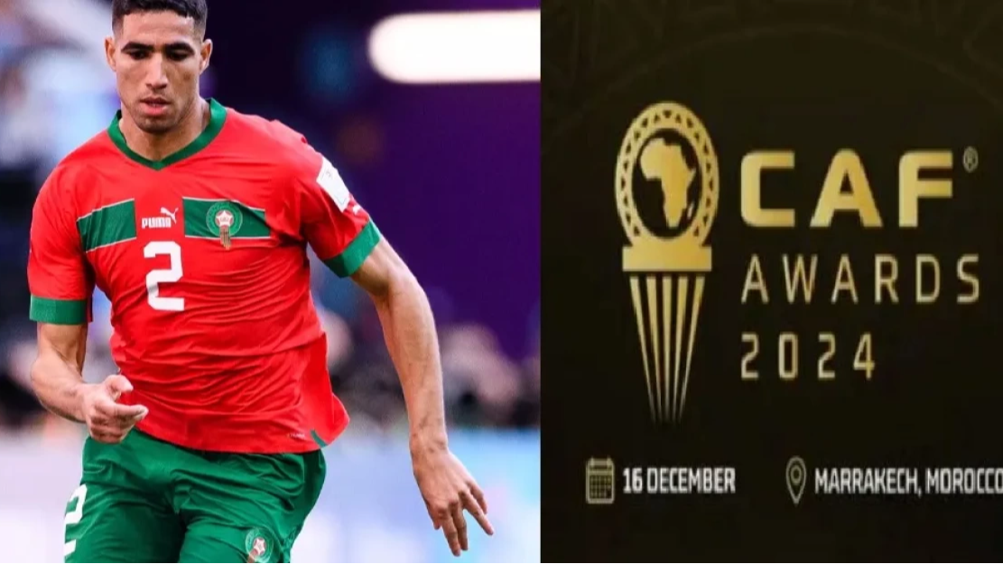 حكيمي وثلاثي مصري يتنافسون على جوائز الأفضل في إفريقيا لعام 2024