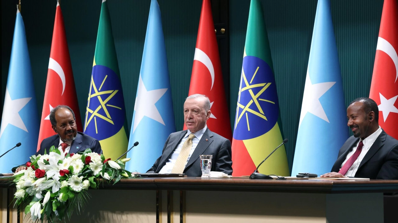 أردوغان : التوصل إلي «اتفاق تاريخي» بين إثيوبيا والصومال لإنهاء التوترات