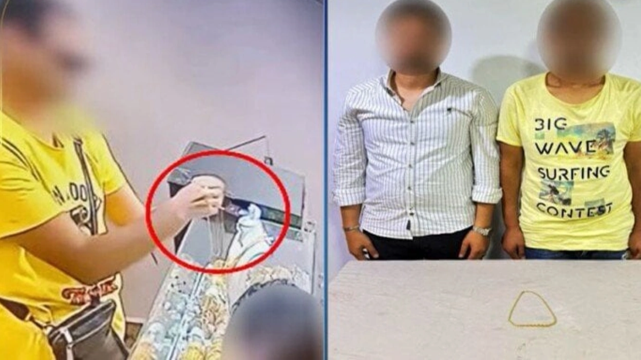 القبض على المتهم بسرقة سلسلة ذهبية من محل صاغة بالجيزة