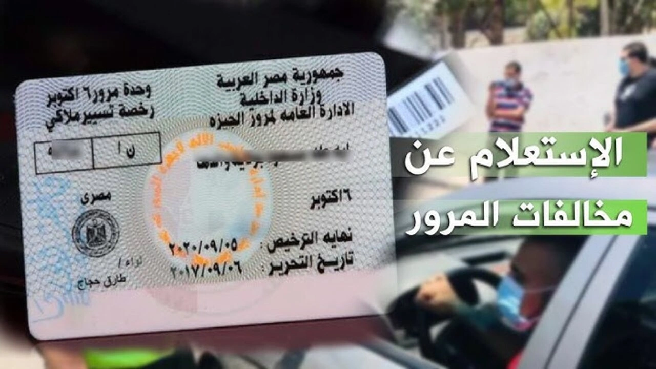 مصر: كيفية الاستعلام عن المخالفات المرورية لعام 2025 ودفعها بسهولة