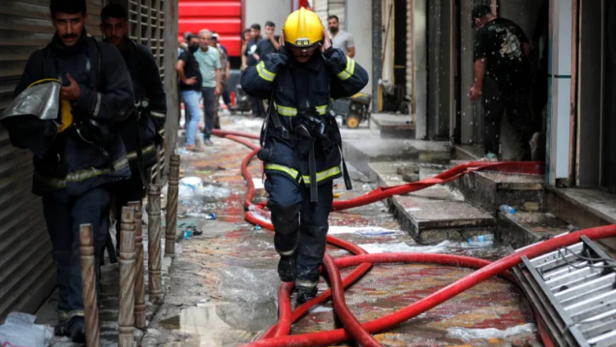 Shopping Mall Fire in Iraq Claims Over 60 Lives