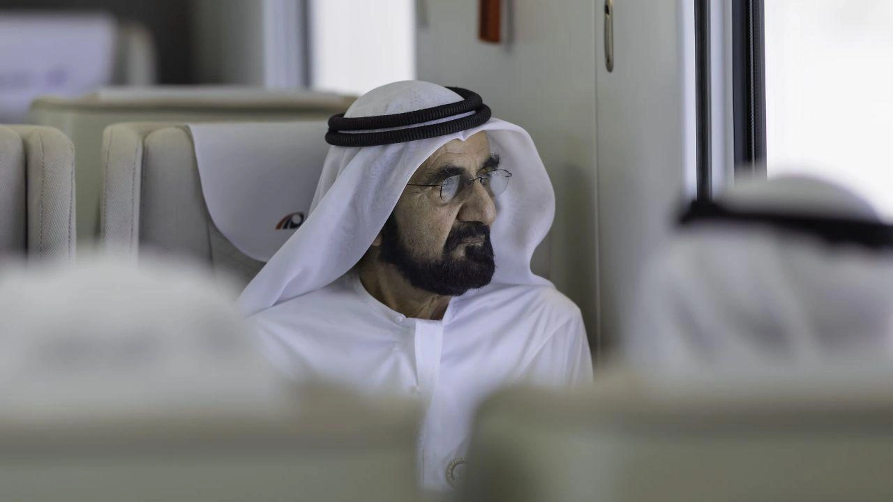 Sheikh Mohammed's Journey on Etihad Rail Marks UAE Milestone