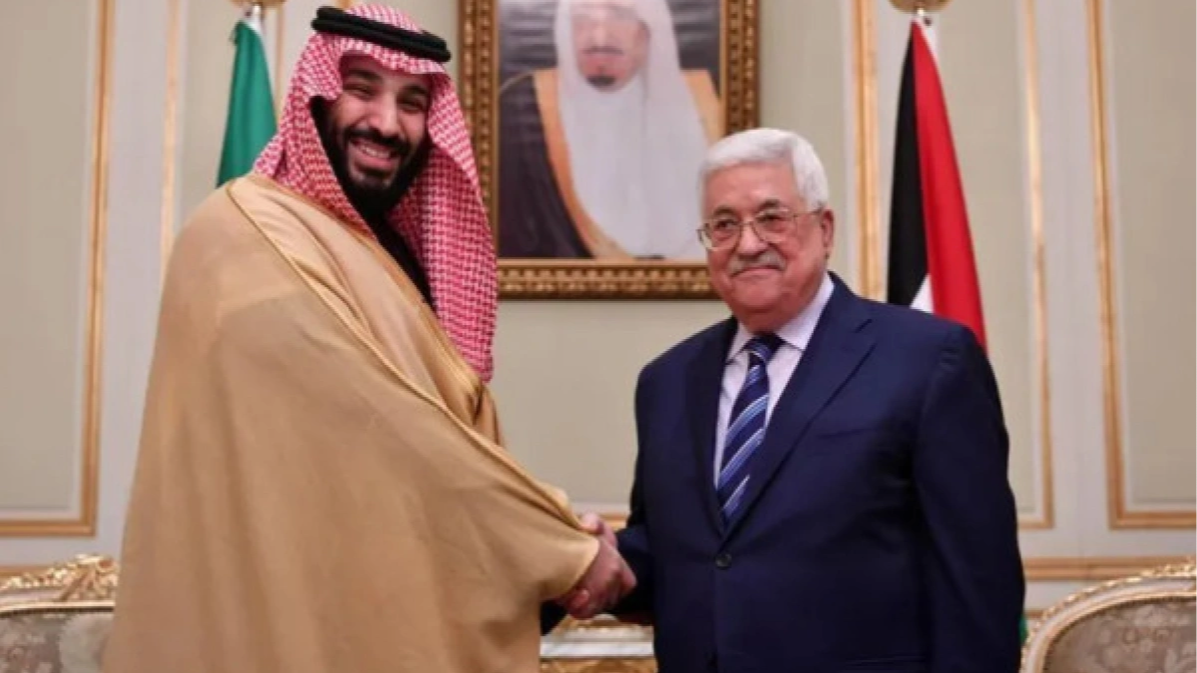 الرئيس عباس يشيد بدعم ولي العهد السعودي لقضية فلسطين