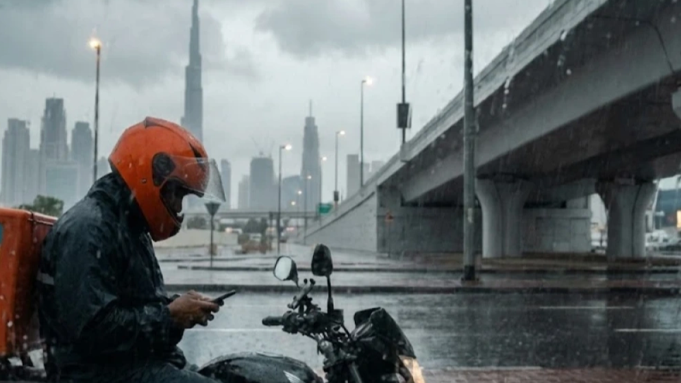 Talabat & Deliveroo Issue Urgent Weather Alerts: 'Delays Expected' as Riders Take Shelter