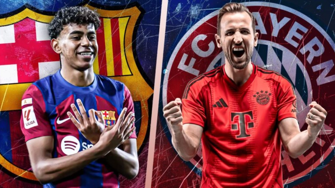 موعد مباراة بايرن ميونخ وبرشلونة والقنوات الناقلة في دوري أبطال أوروبا