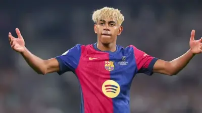 نجم نادي برشلونة يامين يامال جاهز لمباراة اليوم ضد نيوكاسل