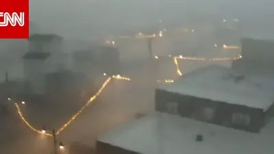 مشهد دمار بعد إعصار في الولايات المتحدة