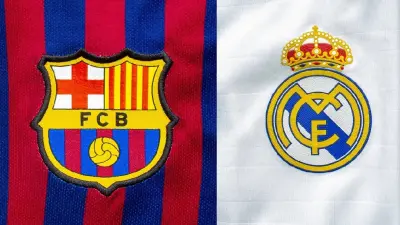 شعار نادي ريال مدريد ونادي برشلونة