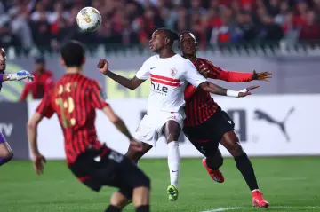 لاعب نادي الزمالك في مباراة الذهاب ضد اتحاد العاصمة في بطولة الكونفدرالية