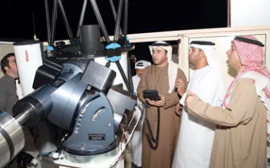رؤية الهلال في سماء الصباح الباكر من أبوظبي