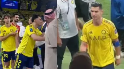 كريستيانو رونالدو لاعب فريق النصر السعودي