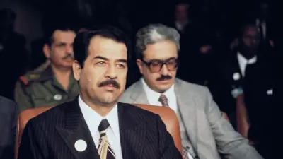 Iraqi pilot Namir Al-Janabi recounting stories of flights with Saddam Hussein.