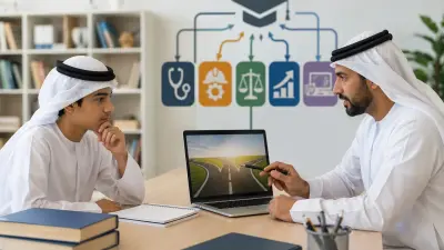 خريطة تعليمية توضح الربط بين التعليم المدرسي والتخصصات الجامعية