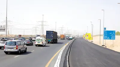 التوسعة الجديدة على شارع الإمارات تخفض زمن الرحلة.