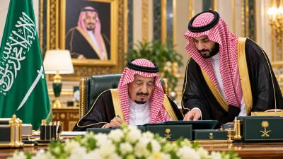 Saudi King and Crown Prince