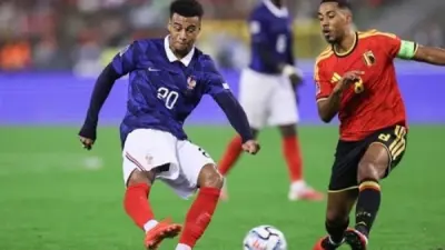مباراة فرنسا وبلجيكا في دوري الأمم الأوروبية