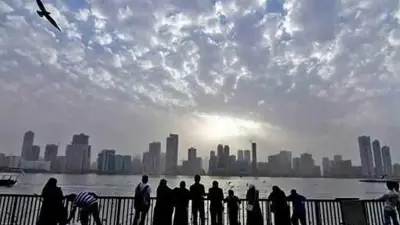 UAE weather forecast for Tuesday with partly cloudy conditions and possible rain in eastern areas