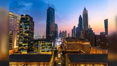 Illustration related to global interest rates and the UAE economy