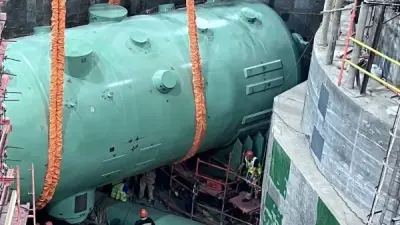 محطة الضبعة للطاقة النووية وأعمال تركيب مولد البخار الأول