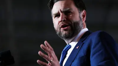 Illustration of India’s response to J.D. Vance’s remarks on foreign workers