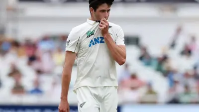 New Zealand fast bowler Will O’Rourke, who will miss the India series through injury
