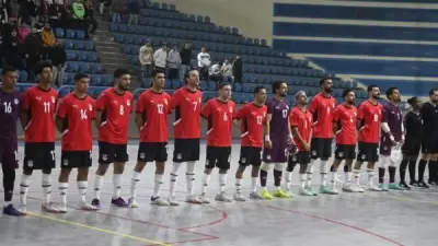منتخب مصر لكرة الصالات قبل مواجهة موزمبيق في أمم أفريقيا