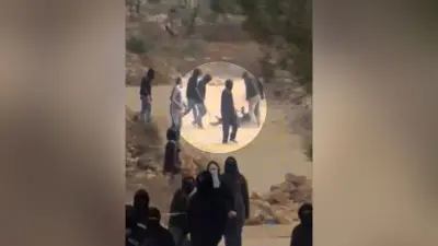 لقطة من تغطية تعرض الصحفية هايدي ليفين لهجوم في الضفة الغربية