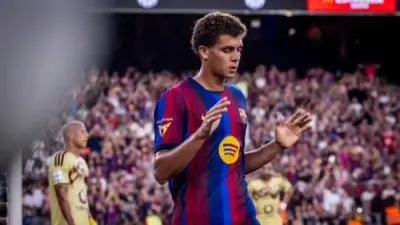 حمزة عبد الكريم في سياق فوز برشلونة أتلتيك على أوتيبو