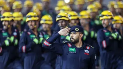أضرار ناجمة عن سقوط مقذوف على موقع سكني في نجران