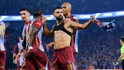 محمد صلاح في سياق مباراة طرابزون سبور وبشكتاش