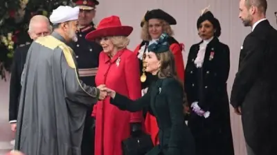 مراسم استقبال سلطان عُمان هيثم بن طارق في قلعة وندسور