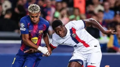مواجهة باريس سان جيرمان وبرشلونة في دوري أبطال أوروبا