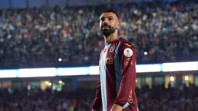 محمد صلاح خلال فوز طرابزون سبور على هارتس في دوري المؤتمر الأوروبي