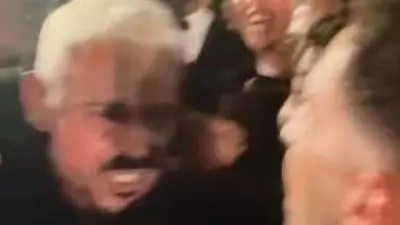 رامز جلال في أجواء حفل زفاف مصطفى شوبير