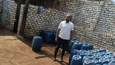 ضبط مواد بترولية مدعمة داخل مخزن في أسوان