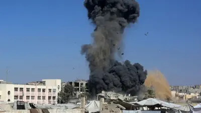 هجمات إسرائيلية على مناطق متفرقة في قطاع غزة