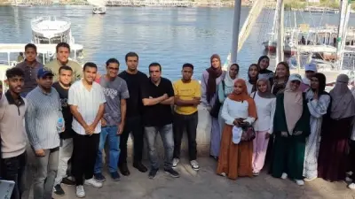 برنامج تدريبي ميداني لطلاب تكنولوجيا المصايد والأسماك بجامعة أسوان حول الطيور المائية