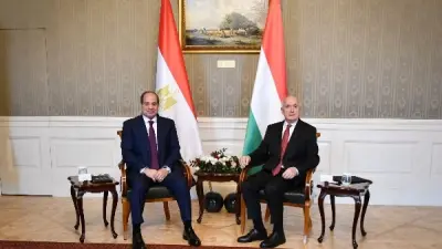 لقاء الرئيس عبد الفتاح السيسي والرئيس المجري أندراش باكا في بودابست