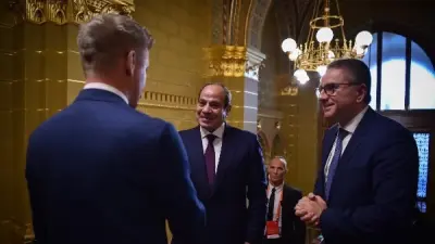 الرئيس عبد الفتاح السيسي خلال حديثه عن العلاقات المصرية المجرية