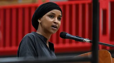 Representative Ilhan Omar, the subject of a federal search dispute