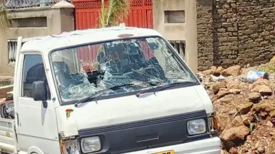 آثار عاصفة البرد والسيول في إقليم ماسفينغو بزيمبابوي