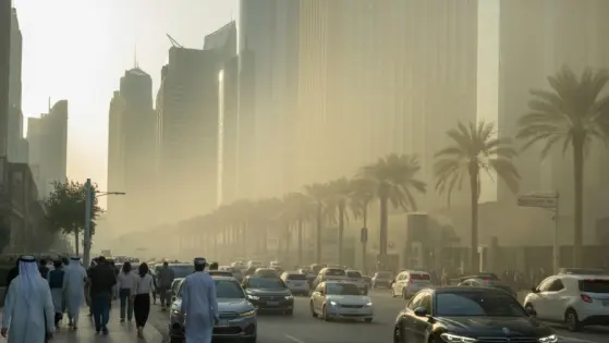 Zero Visibility Alert: Thick Fog Blankets Dubai – Police Issue Urgent Warning for Commuters