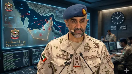 UAE Ministry of Defense Reveals New Details on Missile and Drone Interceptions as Air Defenses Respond to Ongoing Threats
