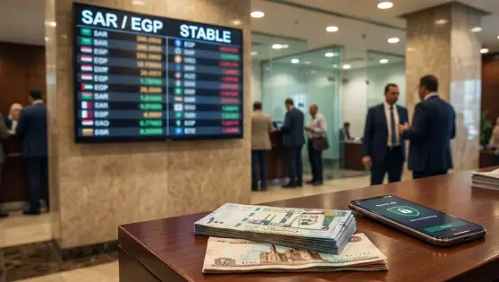 "هدوء واستقرار" سعر الريال السعودي مقابل الجنيه المصري اليوم الاربعاء 15 ابريل 2026 في البنوك المصرية