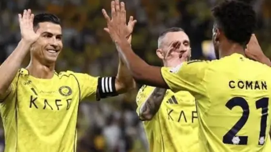 نتيجة مباراة النصر والأهلي (2-0) اهداف: رونالدو وكومان يقربان "العالمي" من اللقب