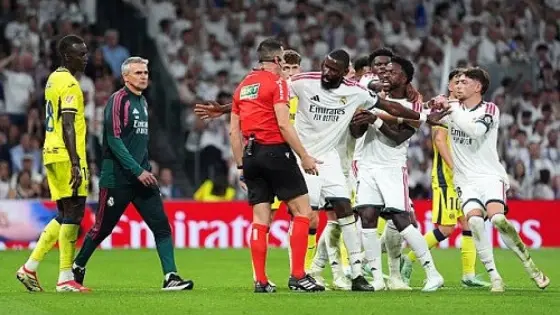 ريال مدريد يهزم فياريال بهدف ديوماندي رغم طرد فينيسيوس