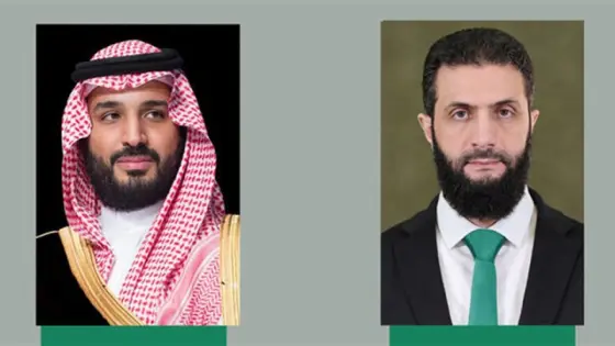 الأمير محمد بن سلمان يبحث مستجدات سوريا مع الرئيس السوري