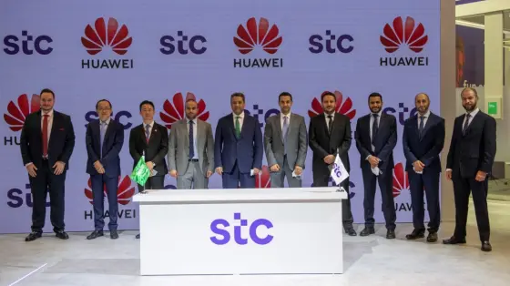 نجاح تجربة عالمية لنقل البيانات بواسطة stc وهواوي