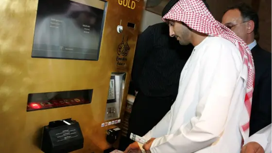 UAE Launches World's First Fintech-Enabled Gold ATM