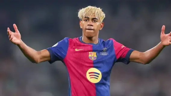 نجم نادي برشلونة يامين يامال جاهز لمباراة اليوم ضد نيوكاسل